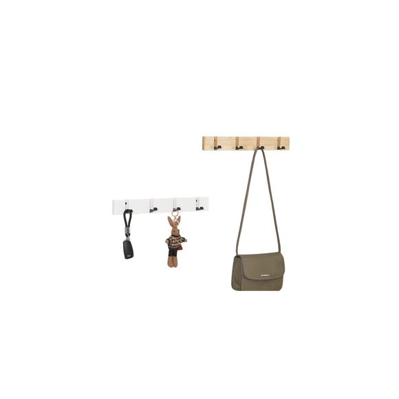 Storage & Organization Dxhawrk Wall Mounted Floating Coat Rack Wooden